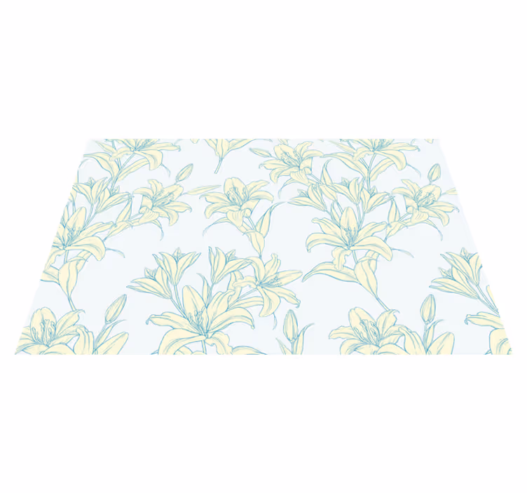 Placemat elegante planten geïnspireerde stijl - TenStickers