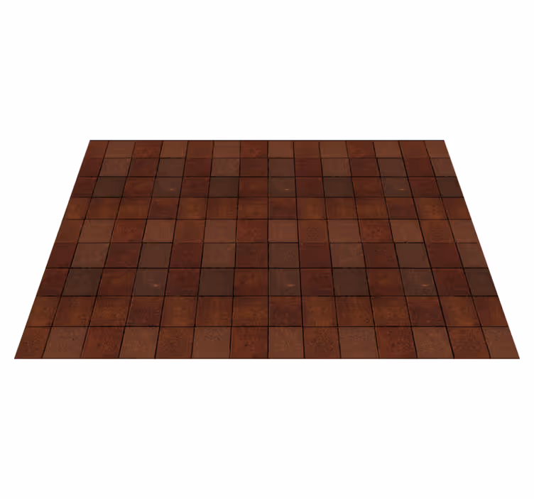 Placemat vierkant bruin patroon - TenStickers