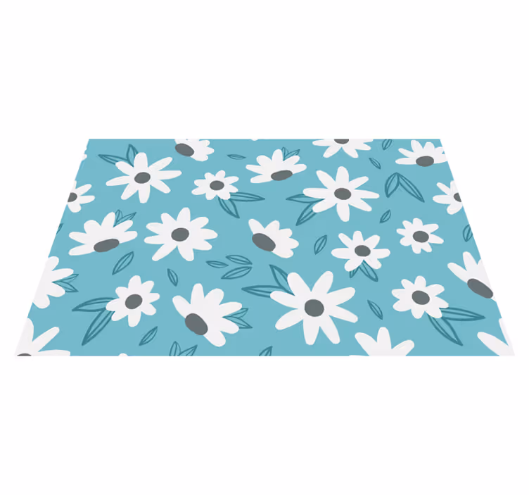 Originele placemat met bloemenprint tafelkleed - TenStickers