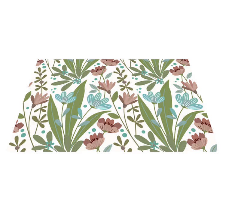 Originele placemat botanische bladeren print - TenStickers