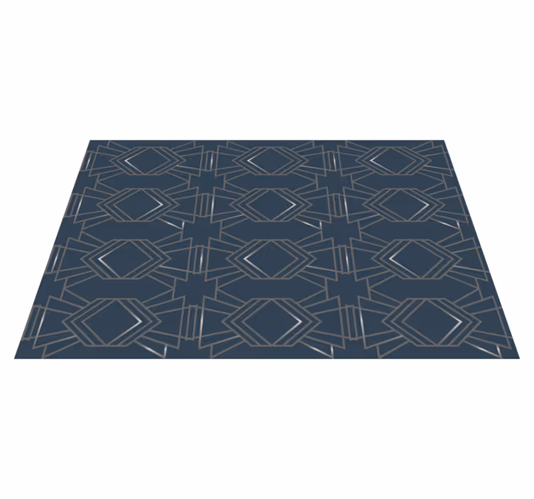 Moderne placemat met elegant geometrisch element - TenStickers