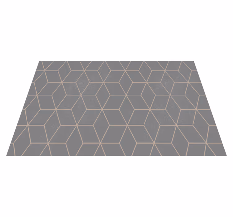 Placemat hexagonaal patroon oppervlak - TenStickers