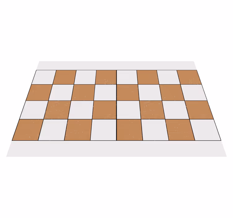 Placemat met ruitjespatroon lay-out - TenStickers