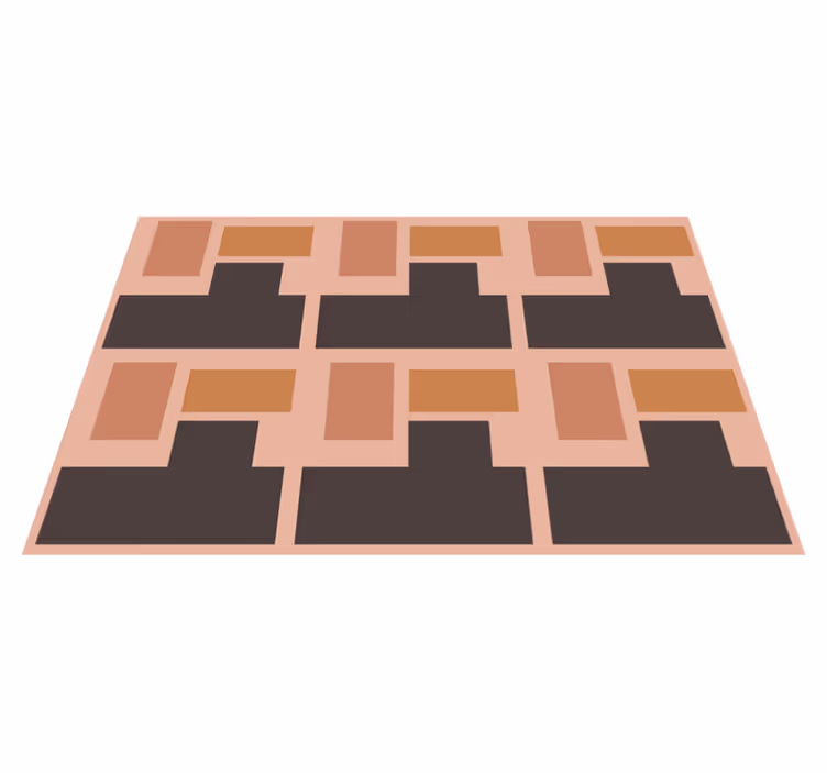 Moderne placemat abstract geometrisch arrangement - TenStickers