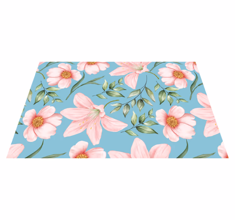 Rechthoekige placemat romantische vintage stijl - TenStickers