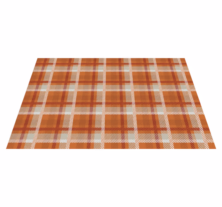 Kleurrijke placemats herfst geruit - TenStickers