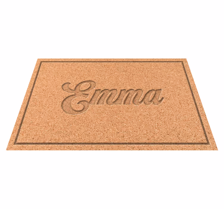 Wijnkork placemat gepersonaliseerd - TenStickers