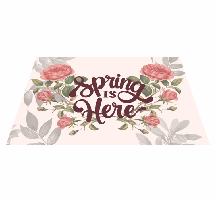 Lente is hier Placemat voor huis - TenStickers