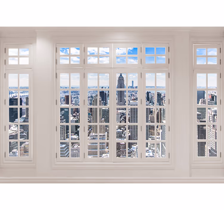 New York city skyline fotobehang behang - TenStickers