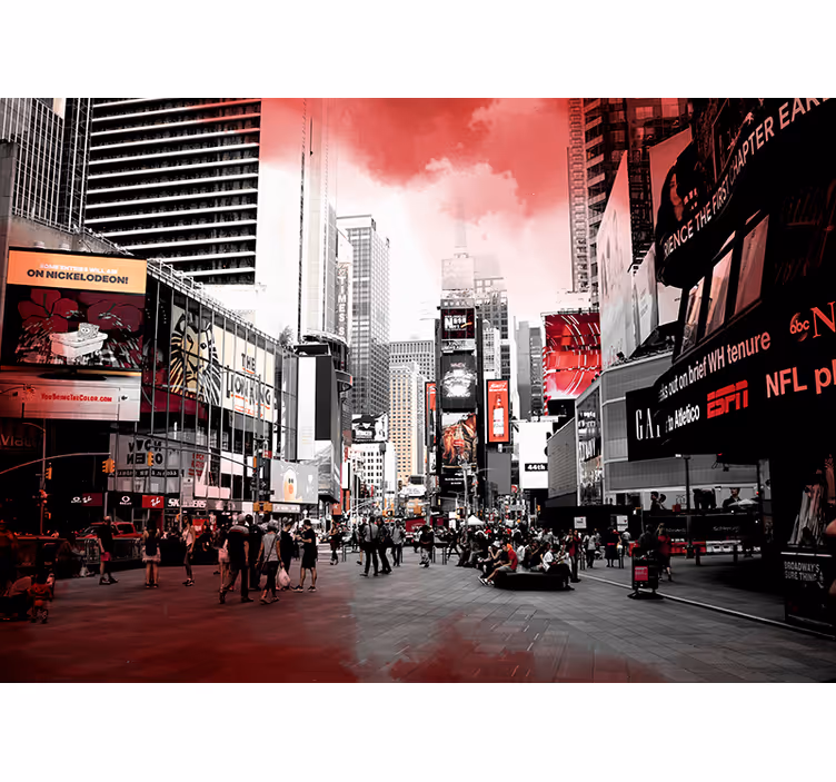 Stedelijke stadsgezicht scène fotobehang New York - TenStickers