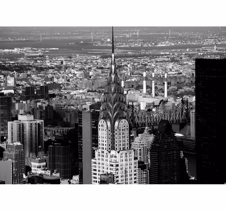 Stedelijk landschap chic fotobehang New York - TenStickers
