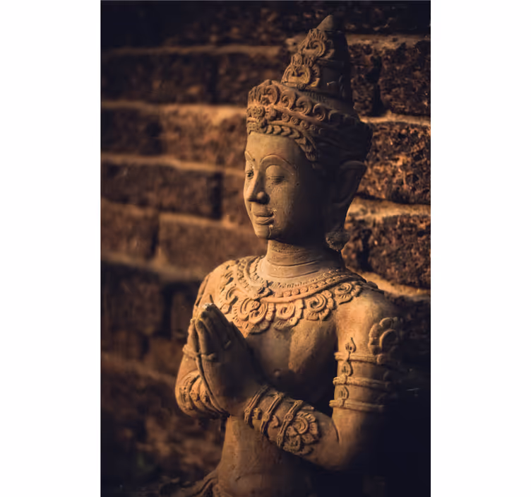 Fotobehang boeddha boeddha figuur - TenStickers