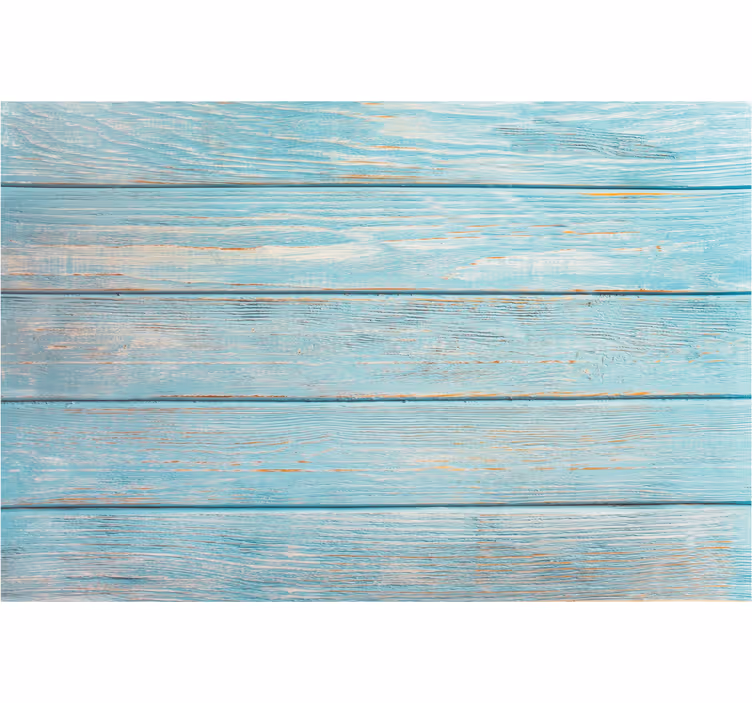 Fotobehang badkamer patroon blauw hout - TenStickers