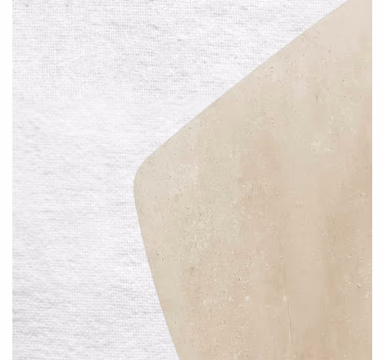 Beige fotobehang minimalistisch schilderij - TenStickers