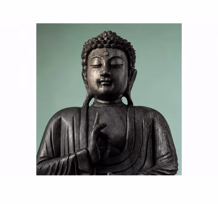 Fotobehang boeddha sculptuur - TenStickers