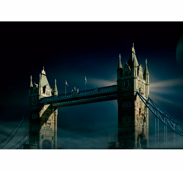 Towerbridge-avond london fotobehang - TenStickers