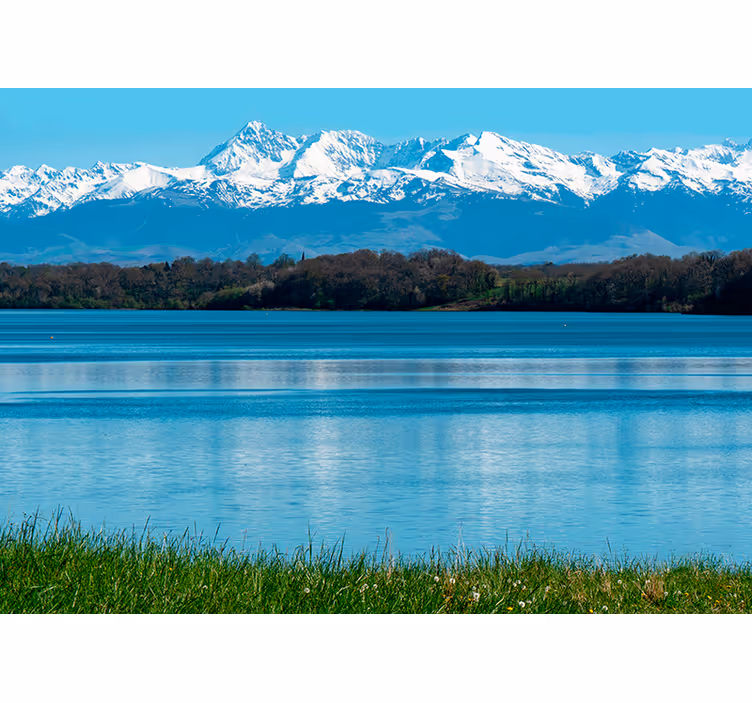 Meer in de Pyreneeën Fotobehang - TenStickers