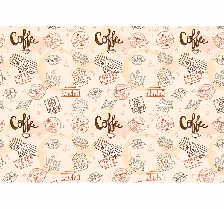 Koffie keuken fotobehang - TenStickers