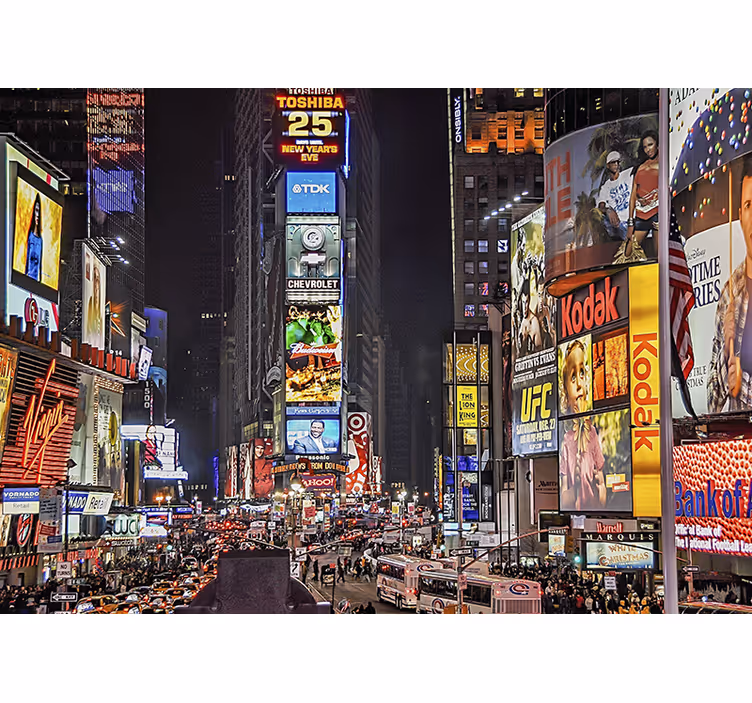 Fotobehang new york levendig times square - TenStickers