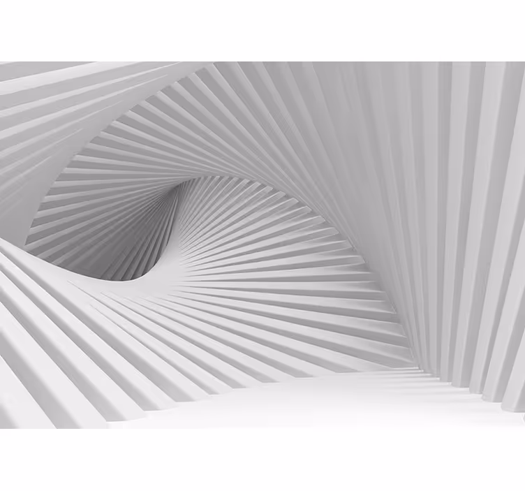 3d golven fotobehang diepte - TenStickers
