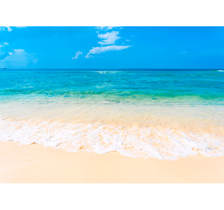 Fotobehang zee Duidelijke oceaangolven - TenStickers