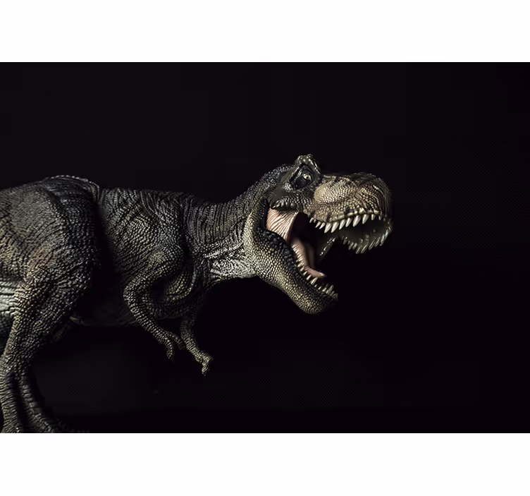 Dinosaurus en planten foto behang dieren - TenStickers
