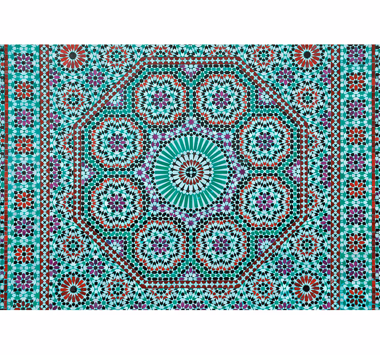 Fotobehang print ornate geometrisch patroon - TenStickers