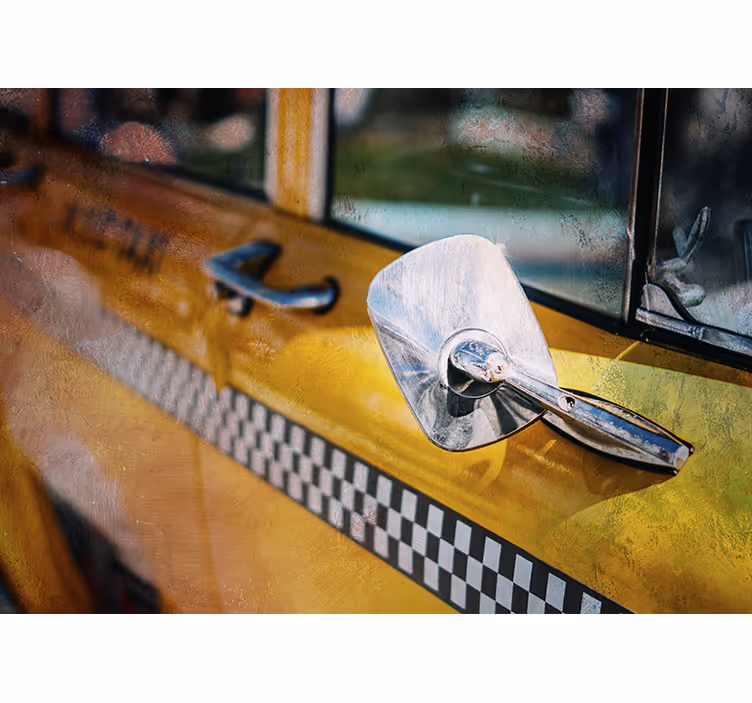 Fotobehang new york iconische gele taxi - TenStickers