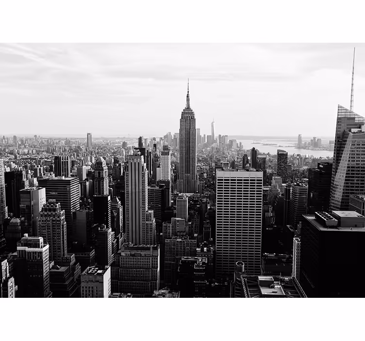 Uitzicht op het empire state building fotobehang New York - TenStickers