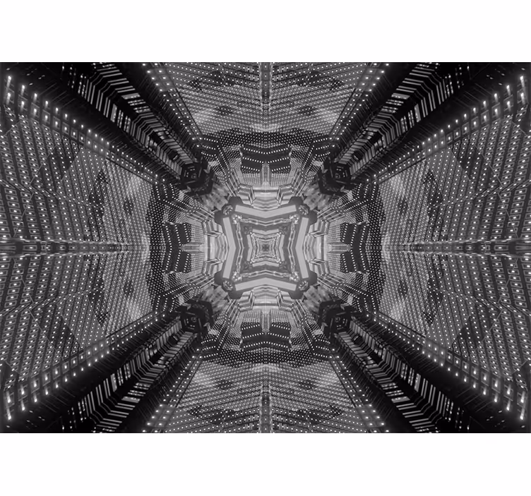 Abstract fotobehang complexe geometrische patronen - TenStickers