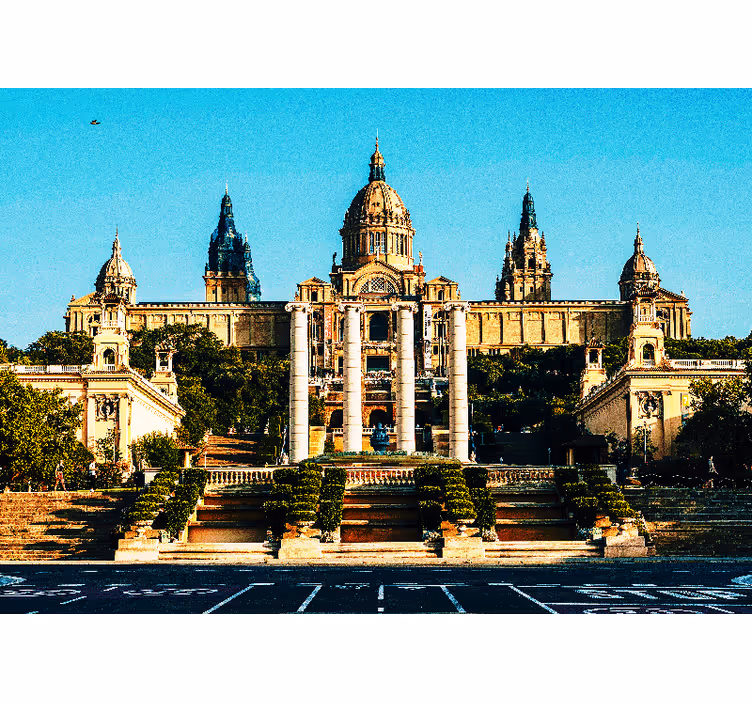 Nationaal catalaans museum fotobehang Barcelona - TenStickers