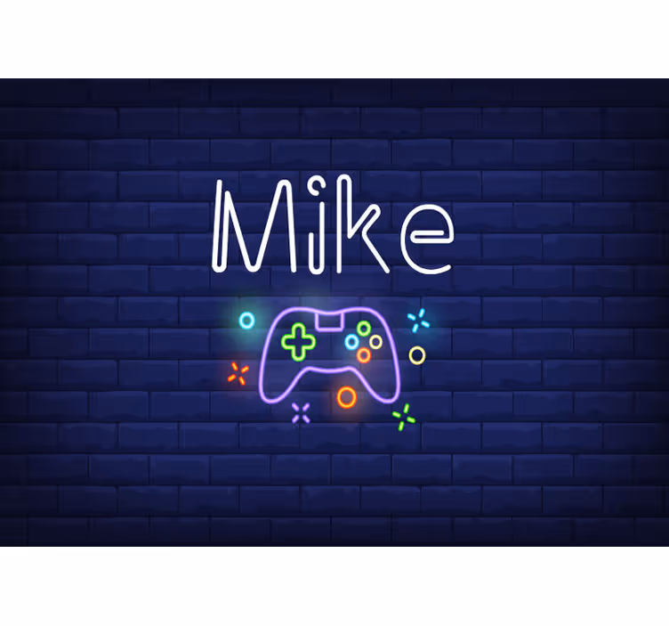 Fotobehang Aangepaste naam playstation - TenStickers