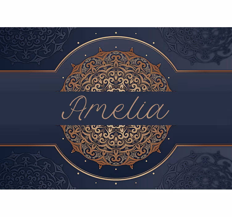 Fotobehang mandala met gedetailleerd patroon ontwerp - TenStickers
