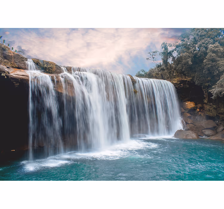 Foto behang waterval majestueuze waterval cascades - TenStickers