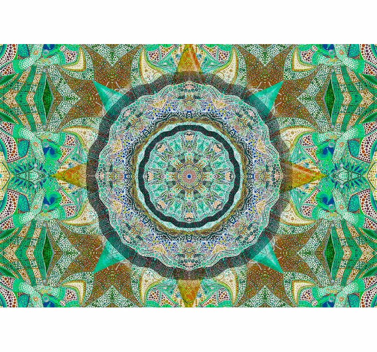 Fotobehang mandala complex mandala arrangement - TenStickers