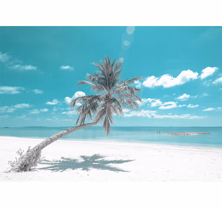 Tropisch strandparadijs fotobehang zee - TenStickers