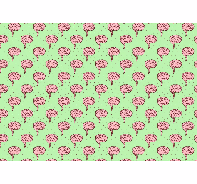 Gestileerde hersenbloei fotobehang bloemen - TenStickers