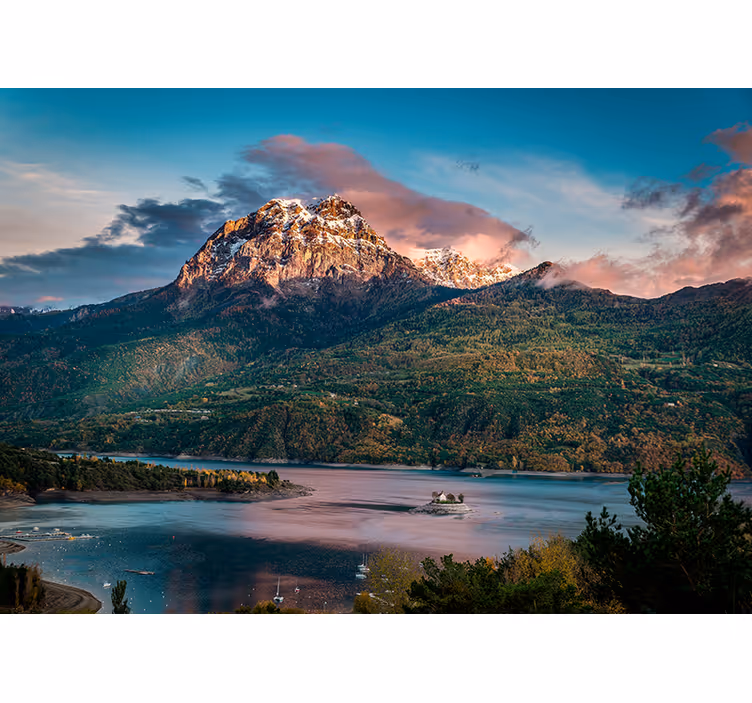 Fototapet landschap grand alpien landschap - TenStickers