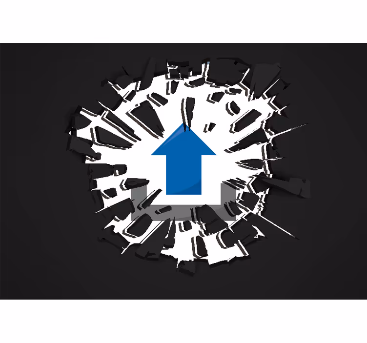 3d behang doorkijk effect - TenStickers