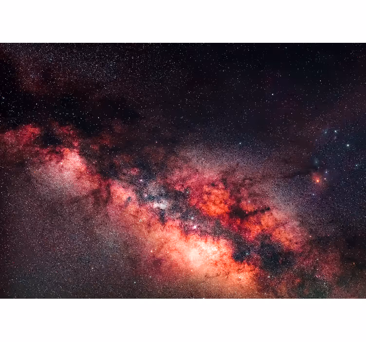 Fotobehang ruimte galactische nebula scène - TenStickers