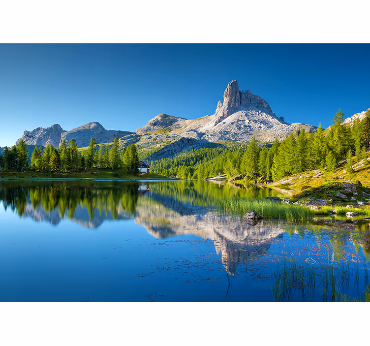 Fototapet landschap bergreflecties - TenStickers