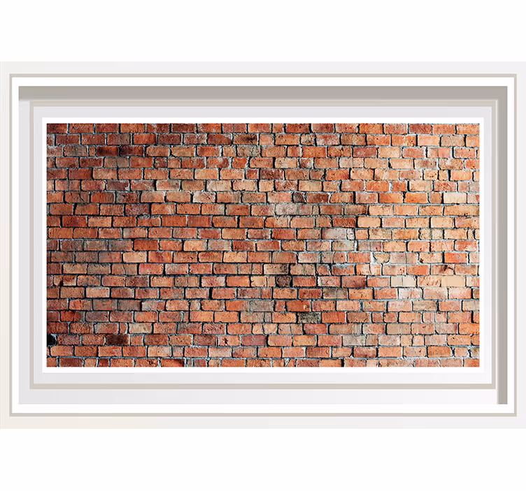 Fotobehang bakstenen klassiek met bakstenen patroon - TenStickers