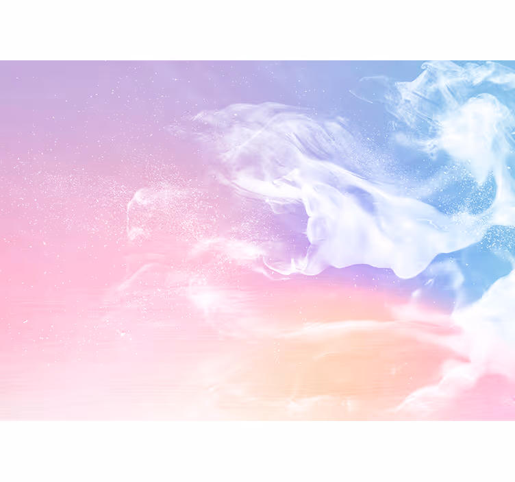 Abstract fotobehang zachte wolkenstroom - TenStickers