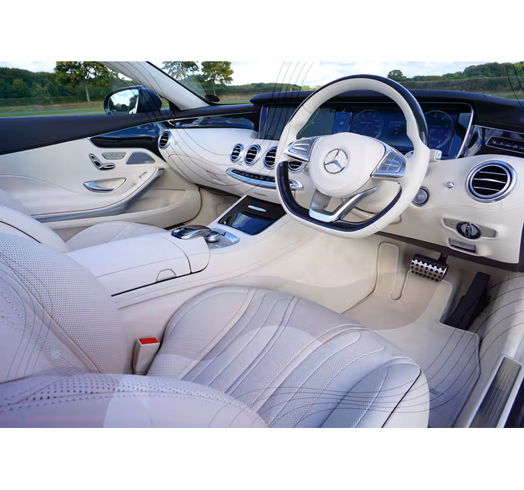 Fotobehang voertuigen luxe auto interieur - TenStickers