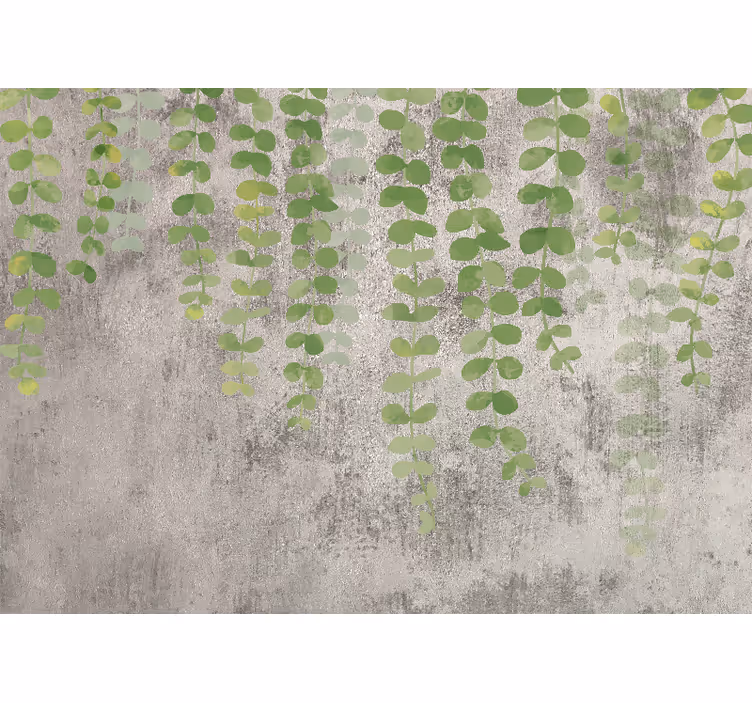 Fotobehang natuur hangend groen ontwerp - TenStickers