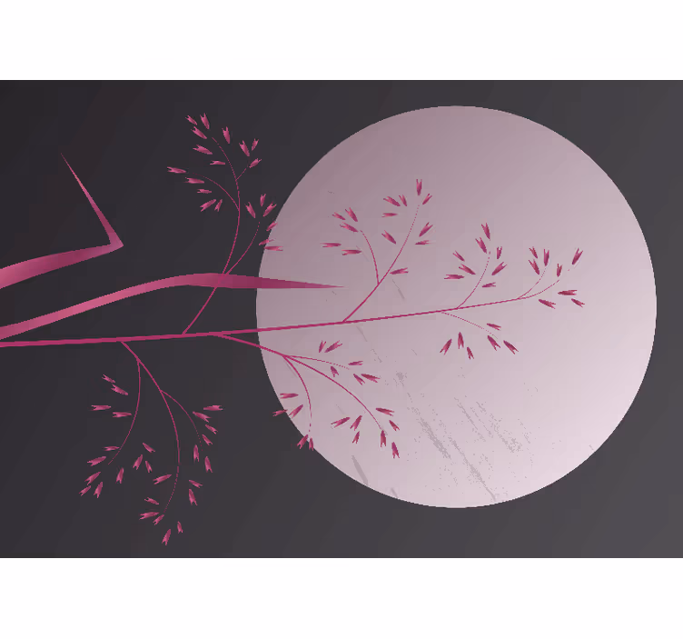 Zen fotobehang sereen botanisch motief - TenStickers