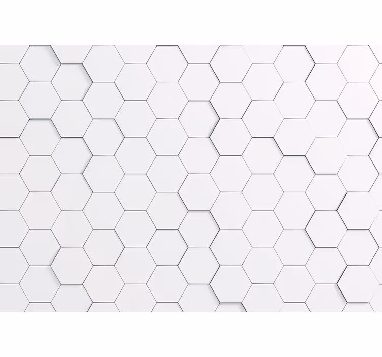 Fotobehang patronen hexagonaal patroon - TenStickers