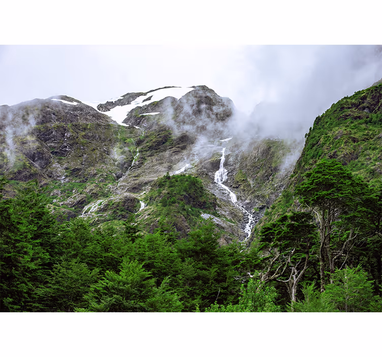 Fototapet landschap grand mountain uitzicht - TenStickers