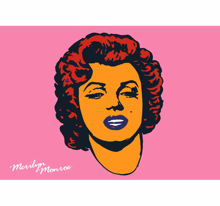 Fotobehang mensen marilyn monroe portret - TenStickers