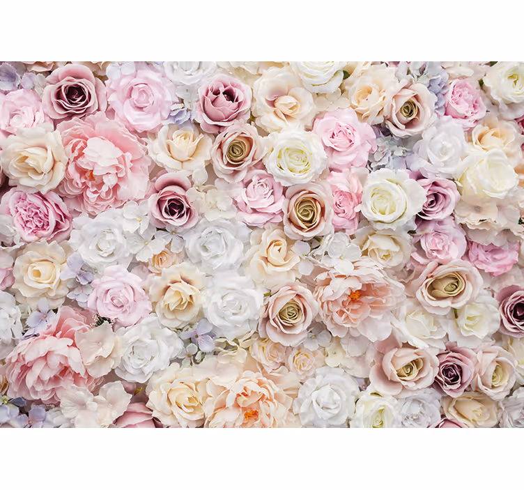 Bloemen foto behang rozenbloesem collectie - TenStickers